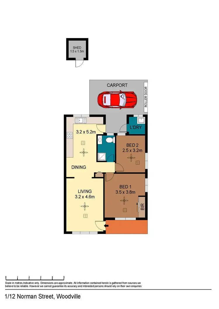 Floorplan of Homely house listing, 1/12 Norman St, Woodville SA