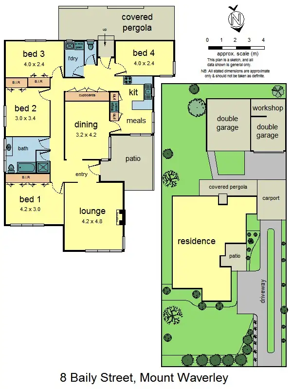 Floorplan of Homely house listing, 8 Baily St, Mount Waverley VIC