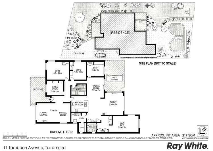 Floorplan of Homely house listing, 11 Tamboon Ave, Turramurra NSW