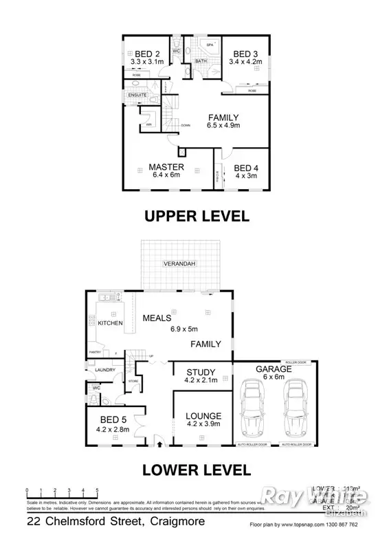 Floorplan of Homely house listing, 22 Chelmsford St, Craigmore SA