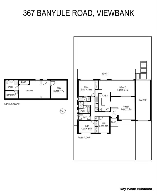 Floorplan of Homely house listing, 367 Banyule Rd, Viewbank VIC