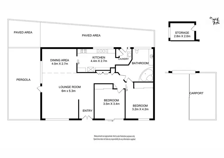 Floorplan of Homely house listing, 2/6 Skene Pl, Belrose NSW