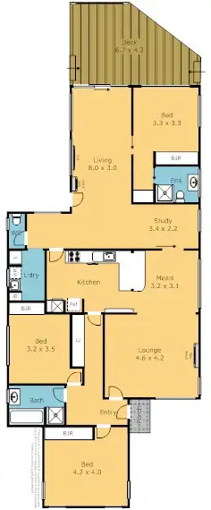 Floorplan of Homely house listing, 27 Laura Ave, Belmont VIC