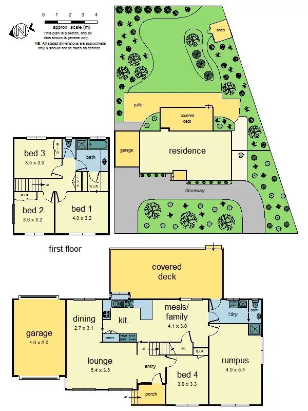 Floorplan of Homely house listing, 6 OAKTREE Rd, Croydon North VIC
