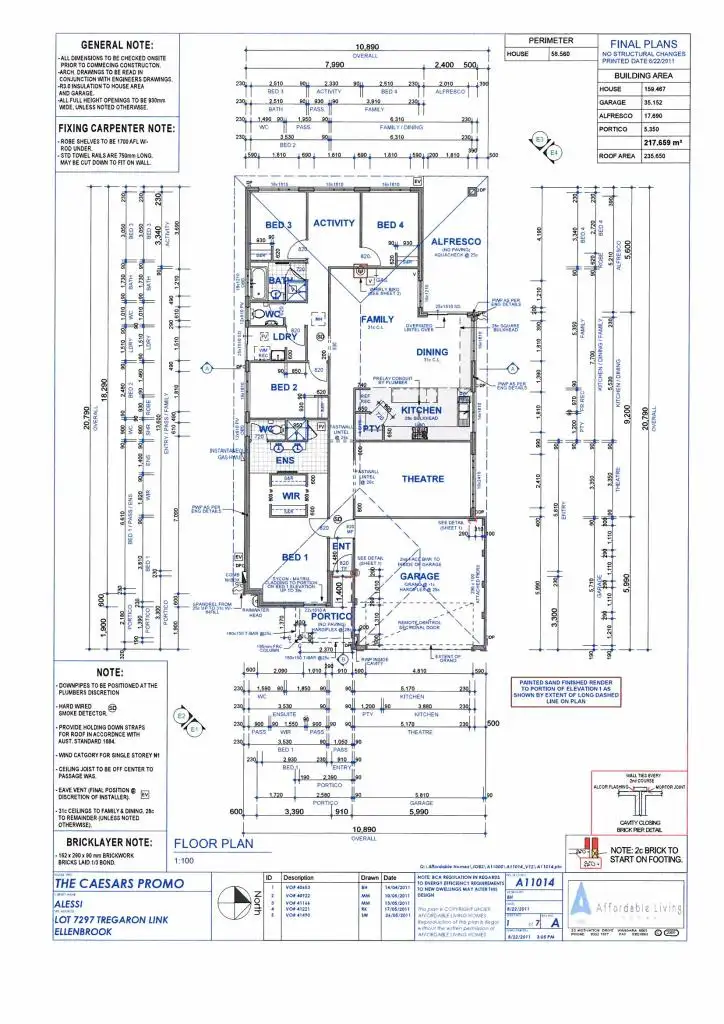 Floorplan of Homely house listing, 5 Tregaron Link, Ellenbrook WA