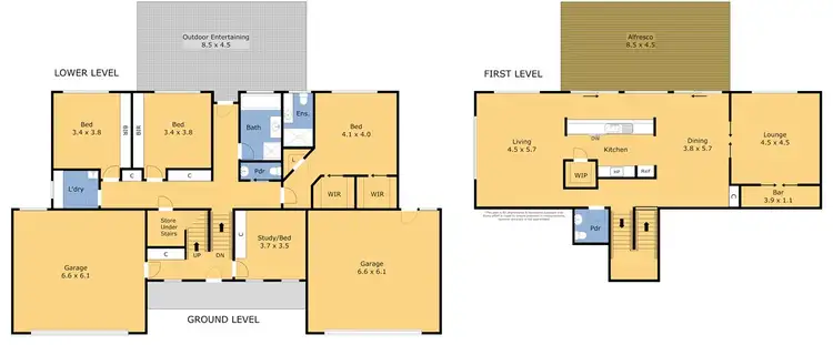 Floorplan of Homely house listing, 25 Montrose Pl, Highton VIC