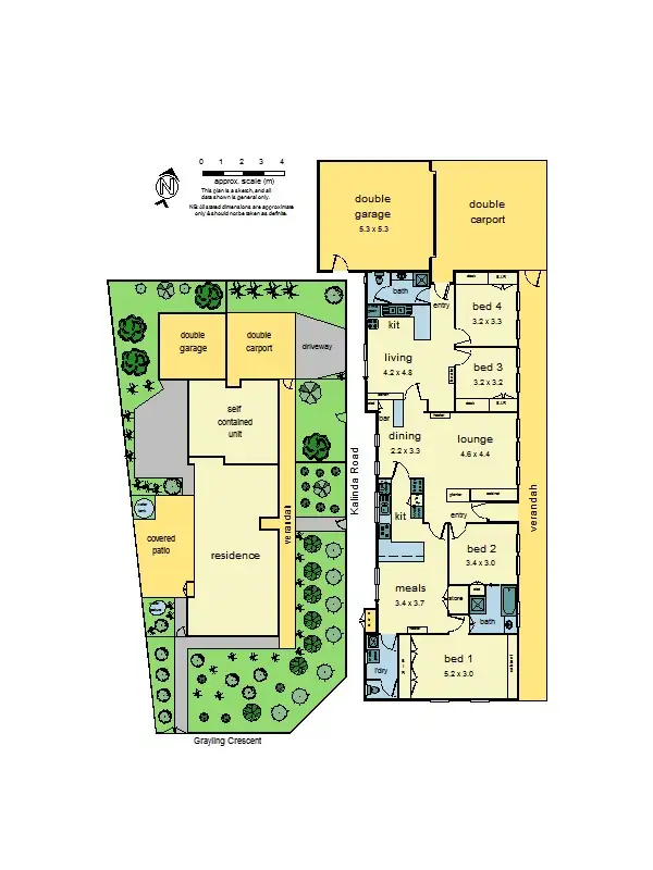 Floorplan of Homely house listing, 49 GRAYLING Cres, Croydon VIC