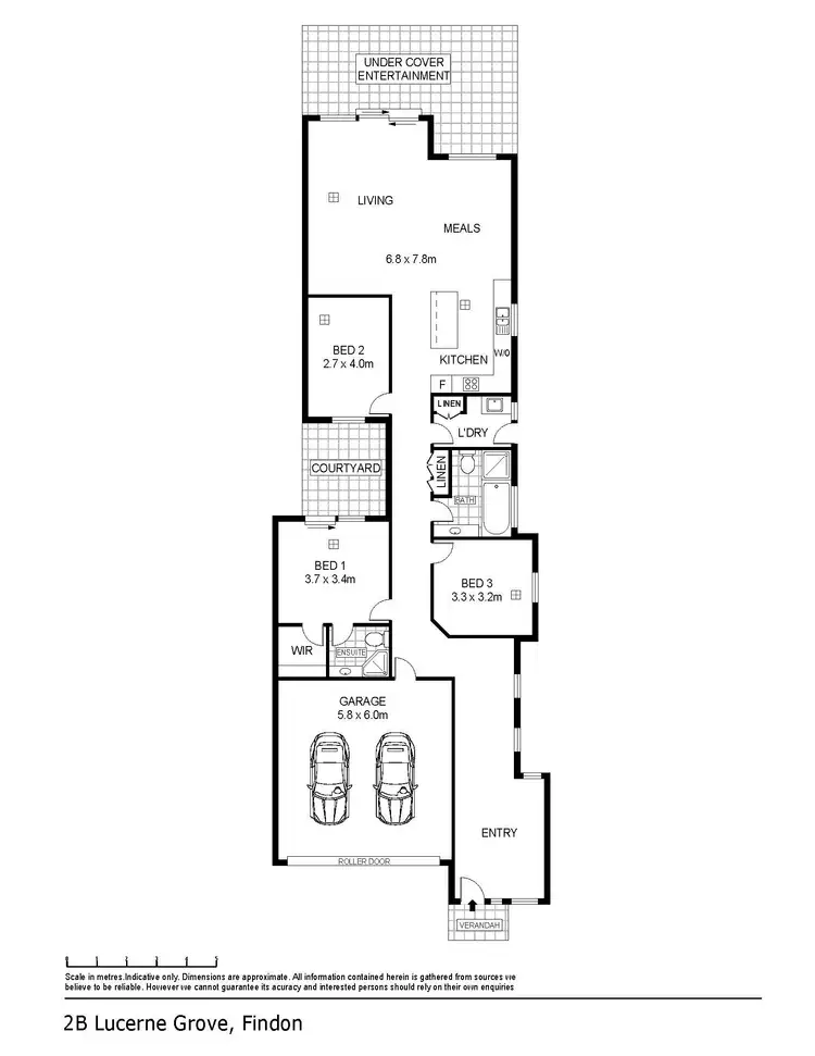 Floorplan of Homely house listing, 2B Lucerne Gr, Findon SA
