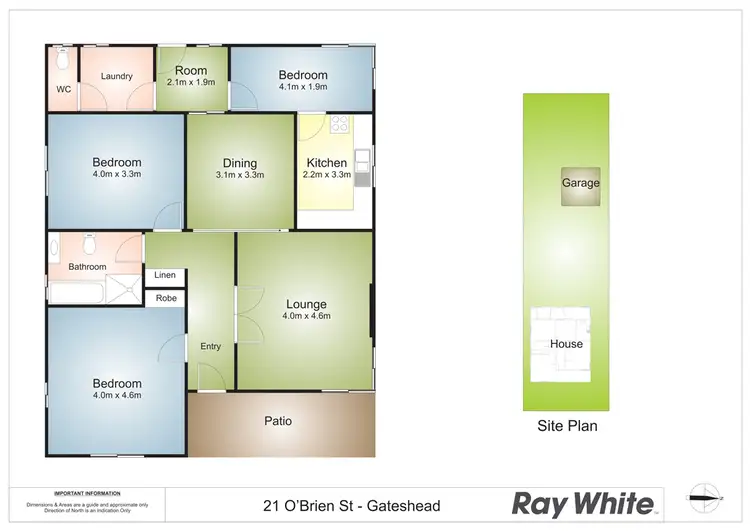 Floorplan of Homely house listing, 21 O'Brien St, Gateshead NSW