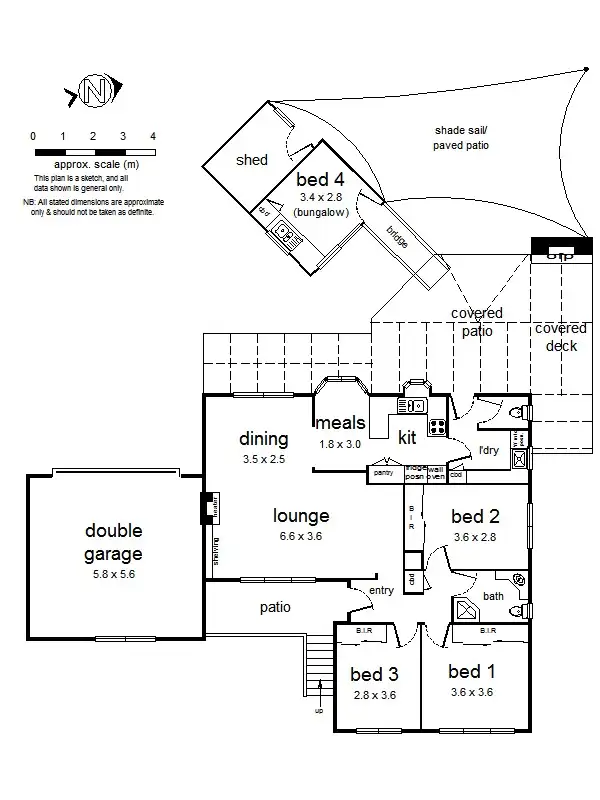 Floorplan of Homely house listing, 1 LEE ANN Cres, Croydon VIC