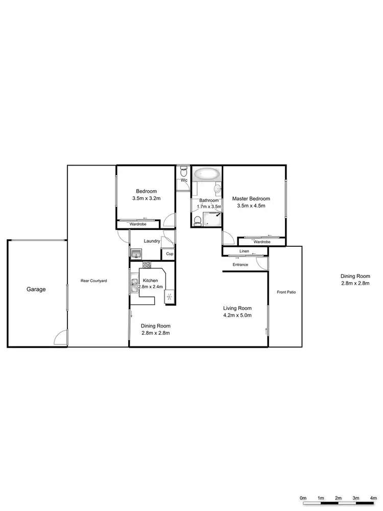 Floorplan of Homely house listing, 3/3 Monterey Ave, Banora Point NSW