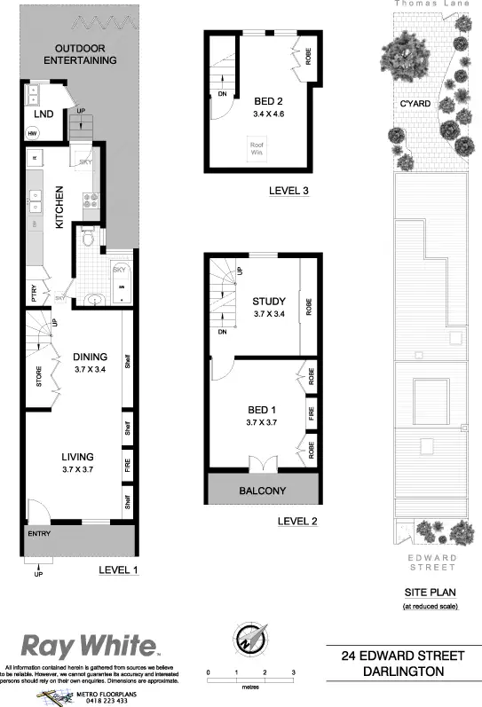 Floorplan of Homely house listing, 24 Edward St, Chippendale NSW