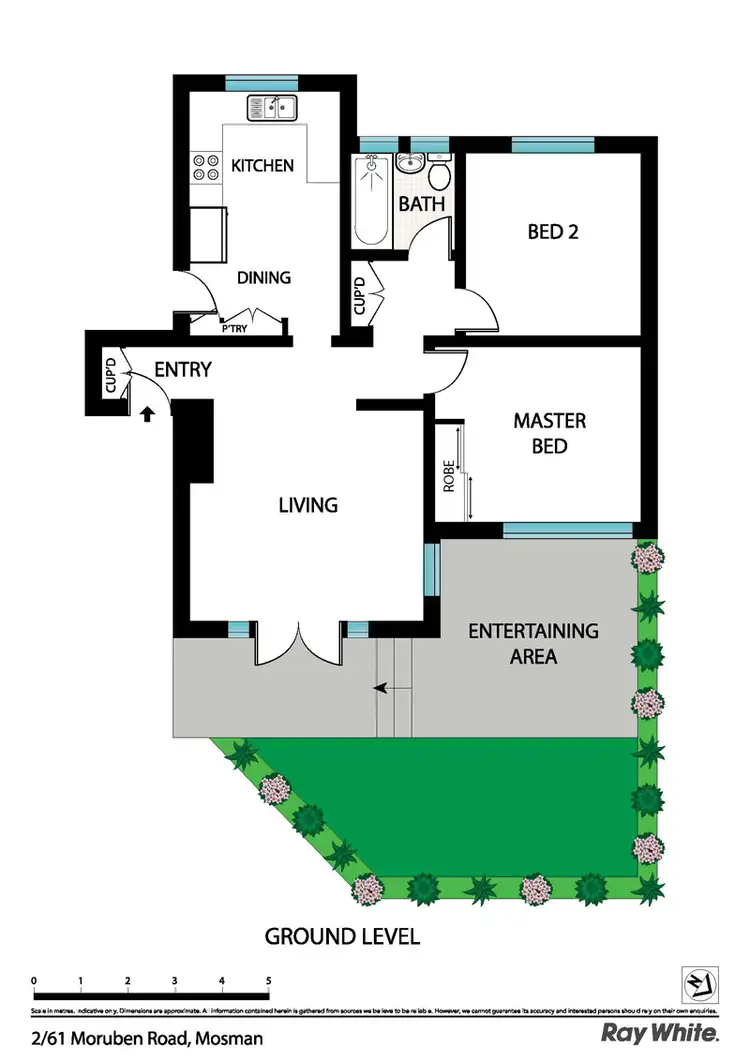 Floorplan of Homely apartment listing, 2/61 Moruben Rd, Mosman NSW