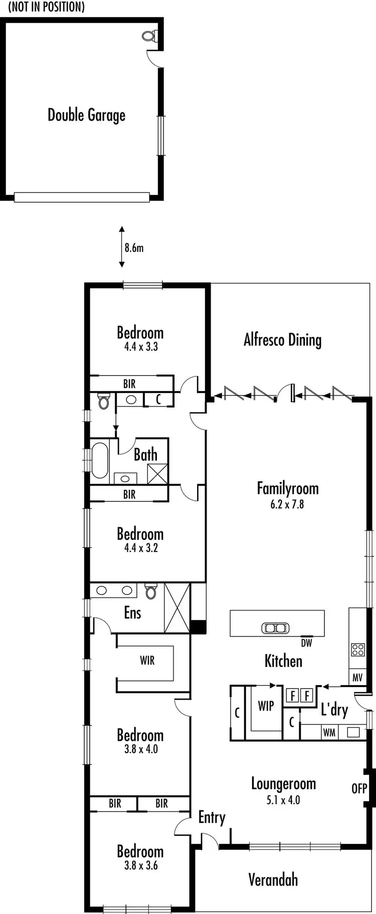 Floorplan of Homely house listing, 64 Laura St, Aspendale VIC