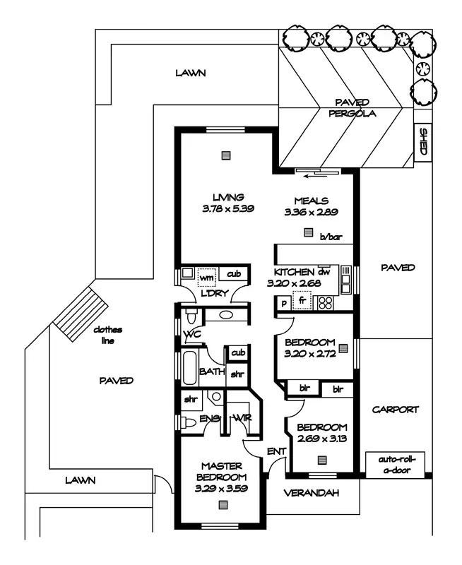 Floorplan of Homely house listing, 25 Clare St, Athol Park SA