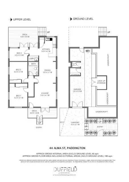 Floorplan of Homely house listing, 44 Alma St, Paddington QLD