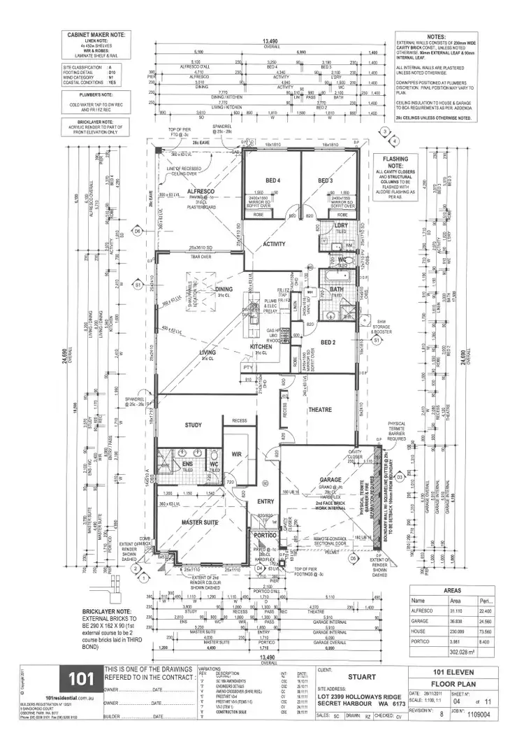 Floorplan of Homely house listing, 20 Holloways Rdge, Secret Harbour WA