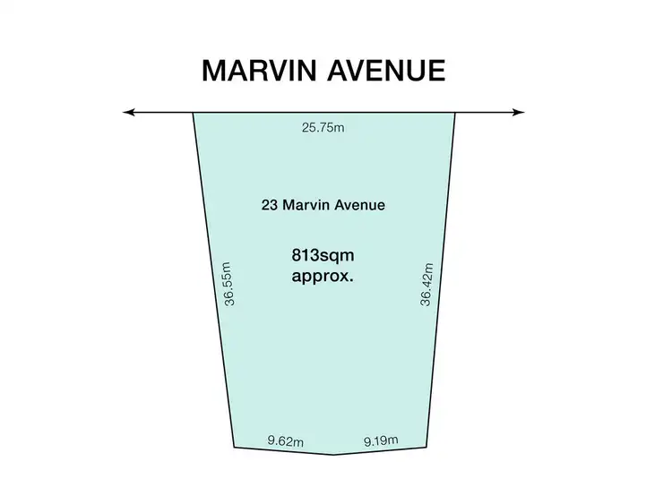 Floorplan of Homely house listing, 23 Marvin Ave, Gilles Plains SA