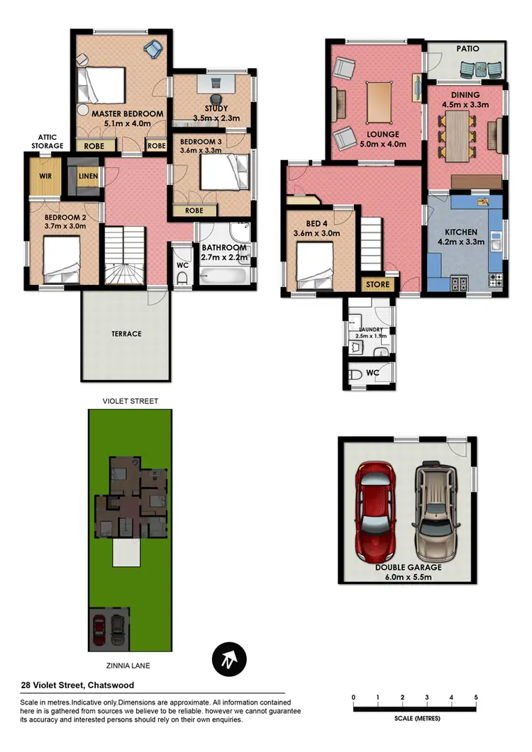 Floorplan of Homely house listing, 28 Violet St, Chatswood NSW