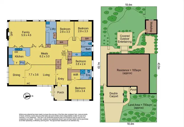 Floorplan of Homely house listing, 16 Mildara St, Vermont South VIC