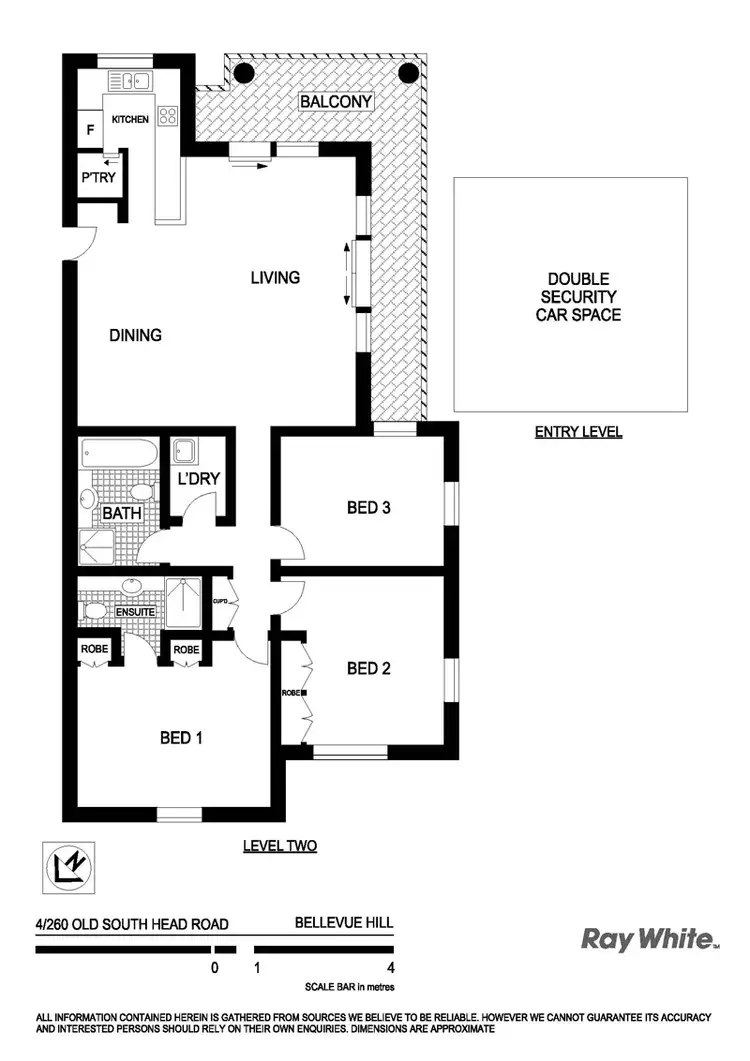 Floorplan of Homely apartment listing, 4/260 Old South Head Rd, Bellevue Hill NSW