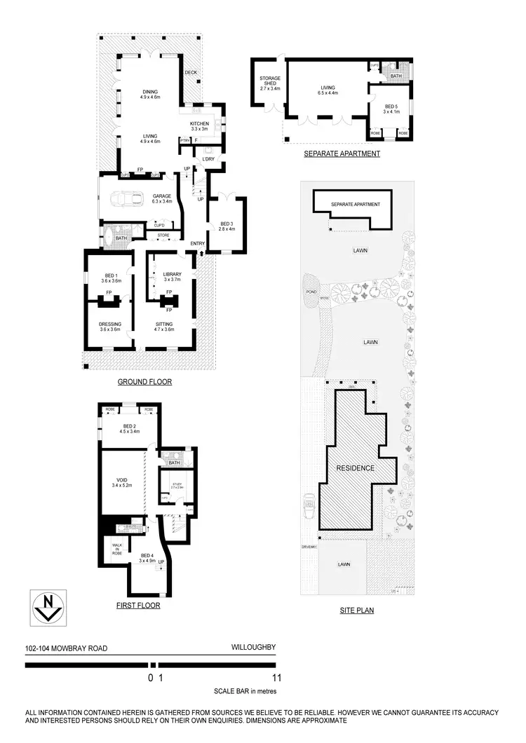 Floorplan of Homely house listing, 104 Mowbray Rd, Willoughby NSW