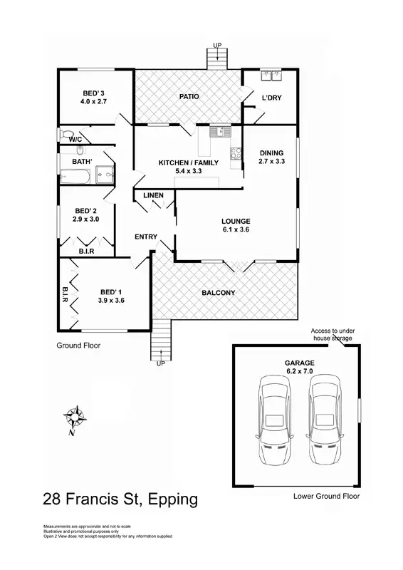 Floorplan of Homely house listing, 28 Francis St, Epping NSW
