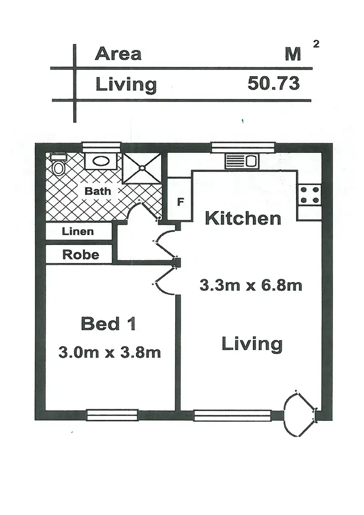 Floorplan of Homely unit listing, 4/106 Sixth Ave, Joslin SA