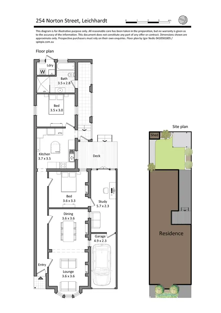 Floorplan of Homely house listing, 254 Norton St, Leichhardt NSW