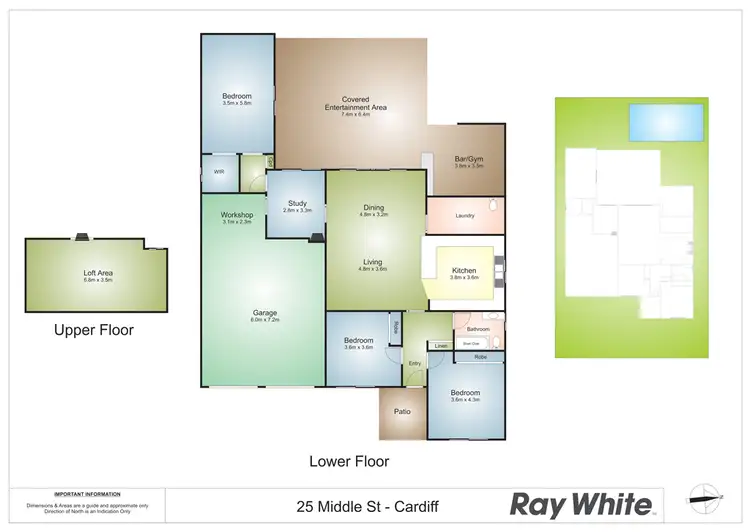 Floorplan of Homely house listing, 25 Middle St, Cardiff South NSW