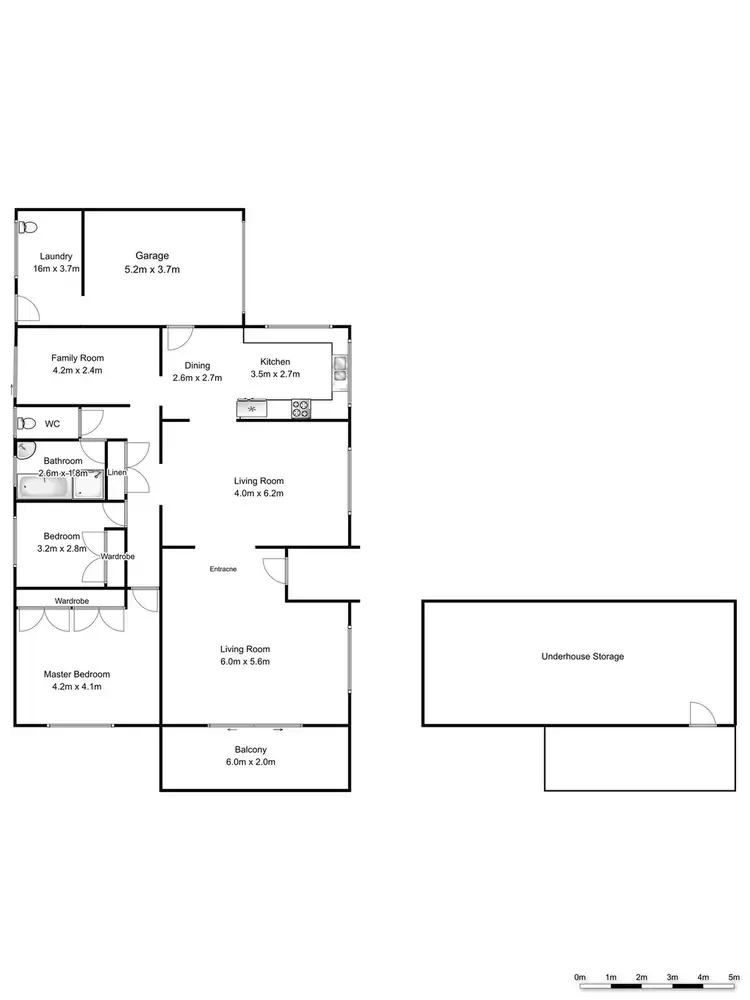 Floorplan of Homely house listing, 79 Terranora Rd, Banora Point NSW