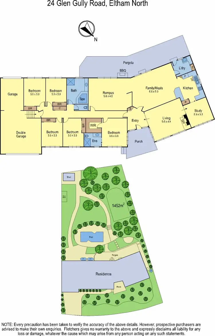 Floorplan of Homely house listing, 24 Glen Gully Rd, Eltham North VIC