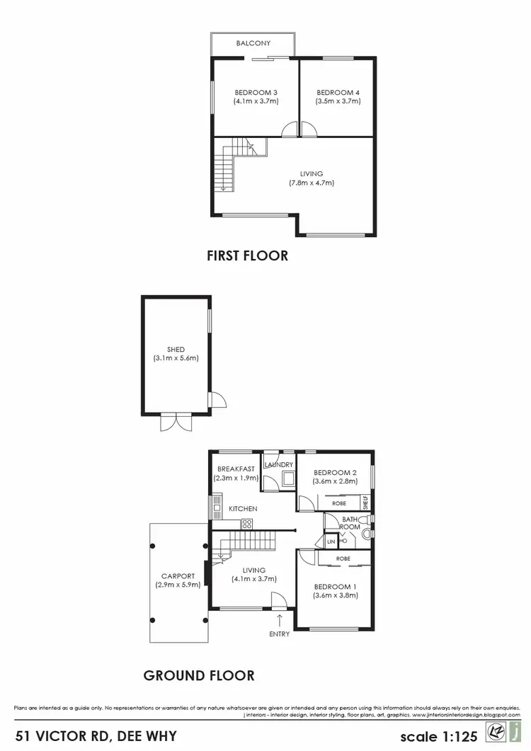 Floorplan of Homely house listing, 51 Victor Rd, Dee Why NSW