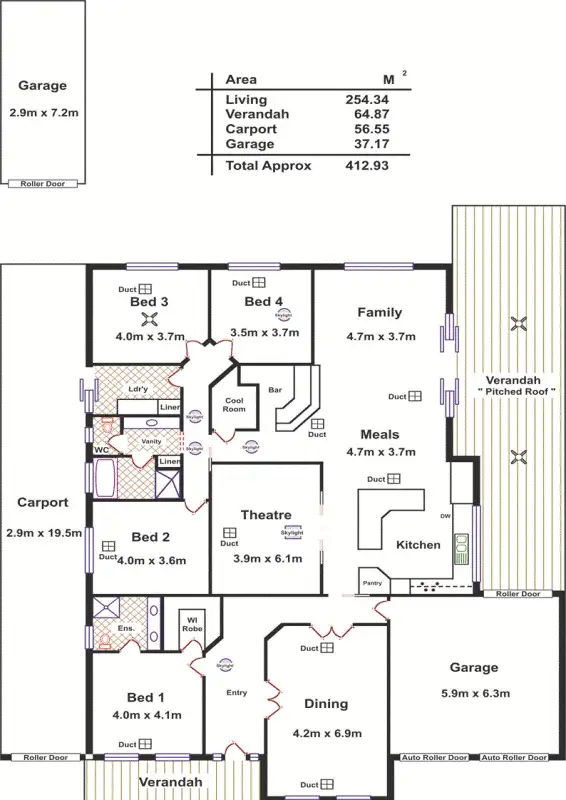 Floorplan of Homely house listing, 6 Carpentaria Way, Hewett SA