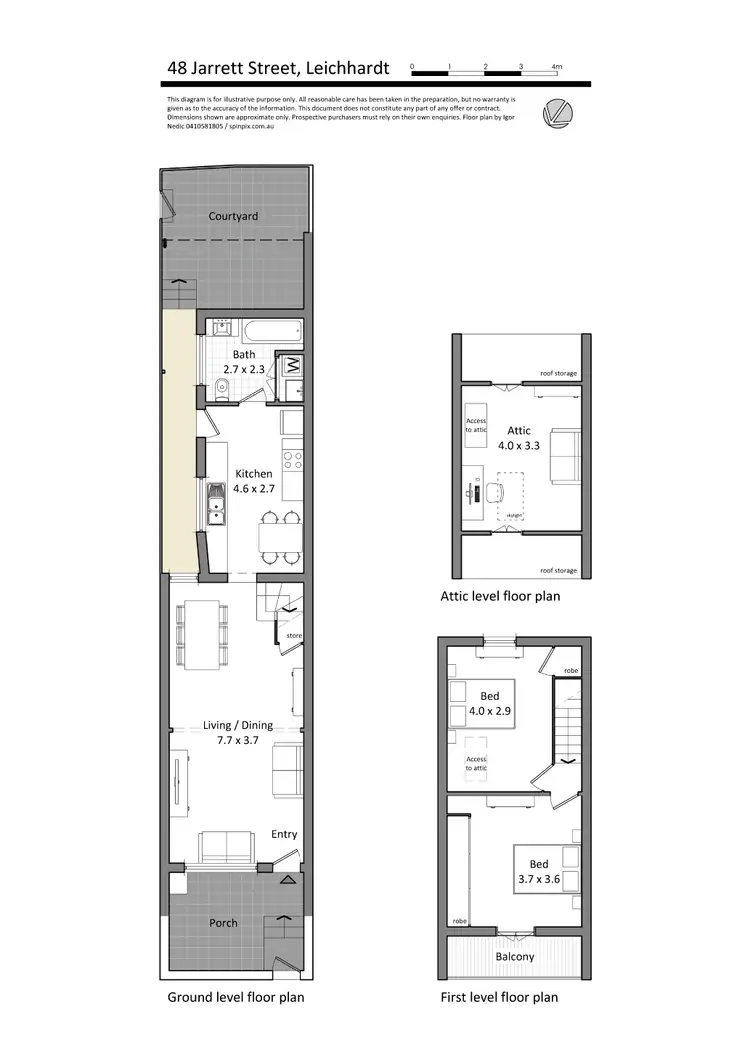 Floorplan of Homely house listing, 48 Jarrett St, Leichhardt NSW