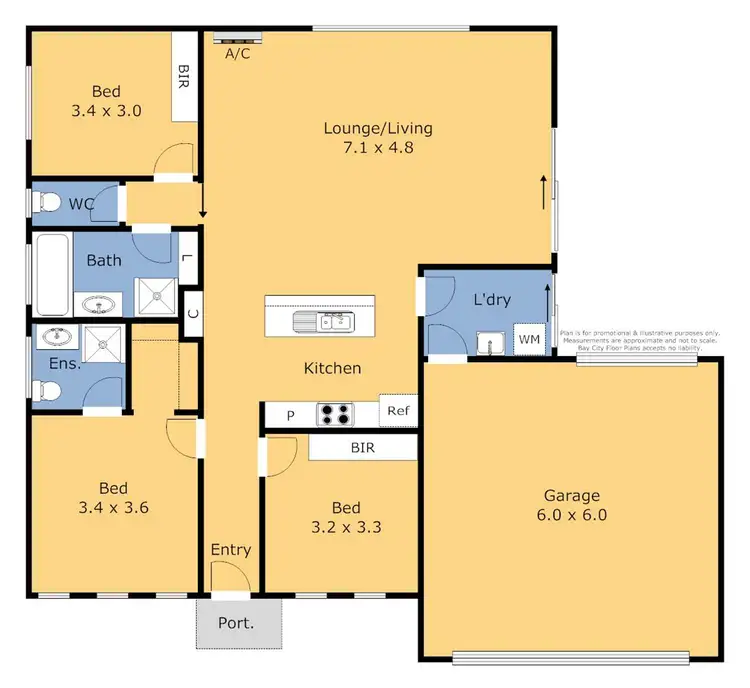 Floorplan of Homely house listing, 35 Streeton Cl, Corio VIC