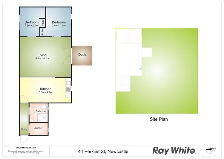 Floorplan of Homely house listing, 44 Perkins St, Newcastle NSW