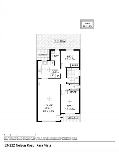 Floorplan of Homely house listing, 13/222 Nelson Rd, Para Vista SA