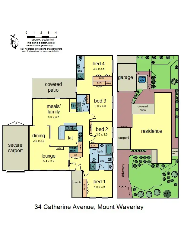 Floorplan of Homely house listing, 34 Catherine Ave, Mount Waverley VIC