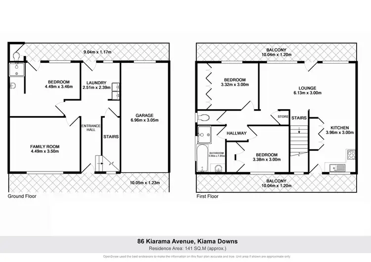 Floorplan of Homely house listing, 86 Kiarama Ave, Kiama Downs NSW