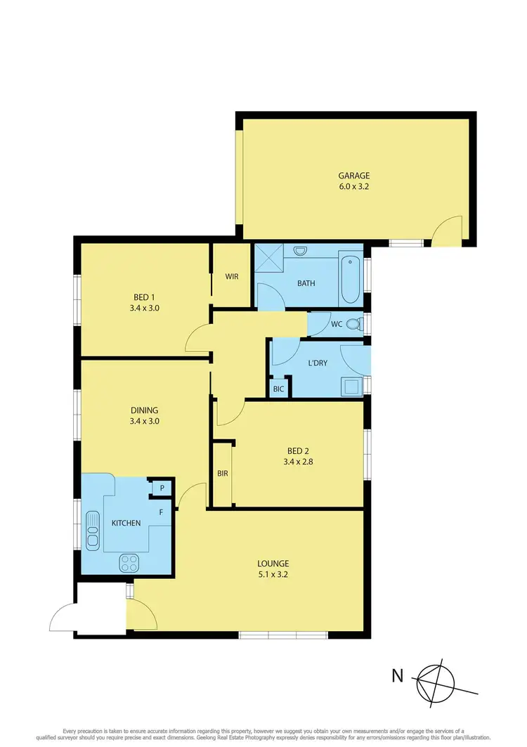 Floorplan of Homely house listing, 1/6 St Anthony Ct, Lara VIC