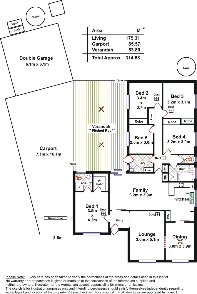 Floorplan of Homely house listing, 13 Seville Ct, Craigmore SA