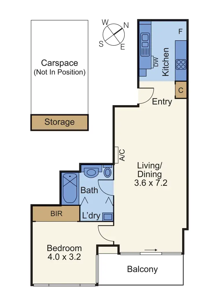 Floorplan of Homely apartment listing, 276/183 City Rd, Southbank VIC