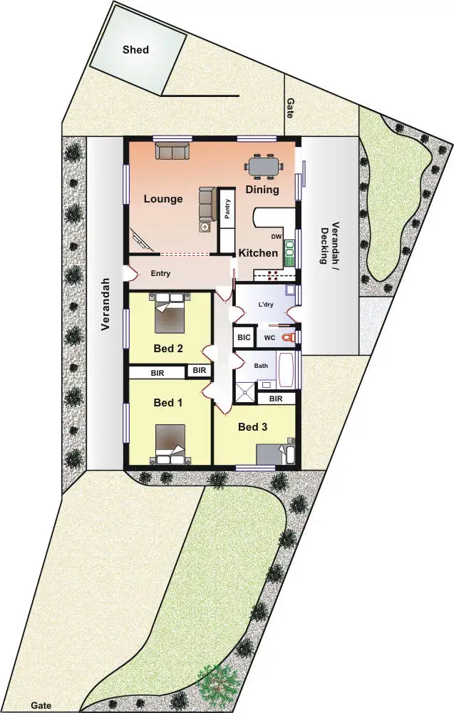 Floorplan of Homely house listing, 403 Waterfall Gully Rd, Rosebud VIC