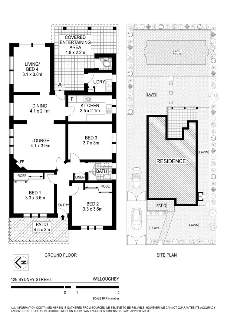 Floorplan of Homely house listing, 129 Sydney St, Willoughby NSW