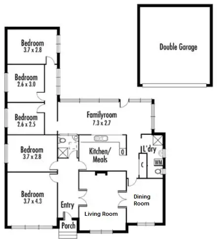 Floorplan of Homely house listing, 24 Bennett St, Burwood VIC