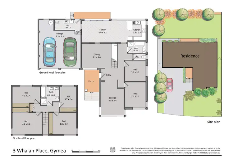 Floorplan of Homely house listing, 3 Whalan Pl, Gymea NSW