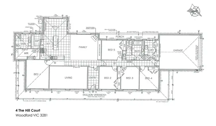 Floorplan of Homely house listing, 4 The Hill Ct, Warrnambool VIC