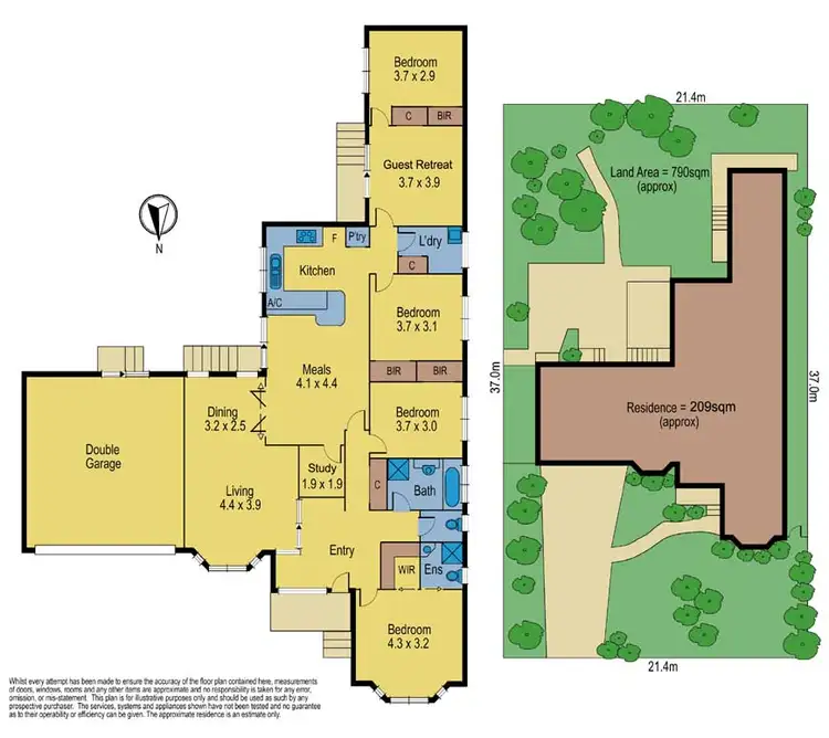 Floorplan of Homely house listing, 6 Winjallock Cres, Vermont South VIC