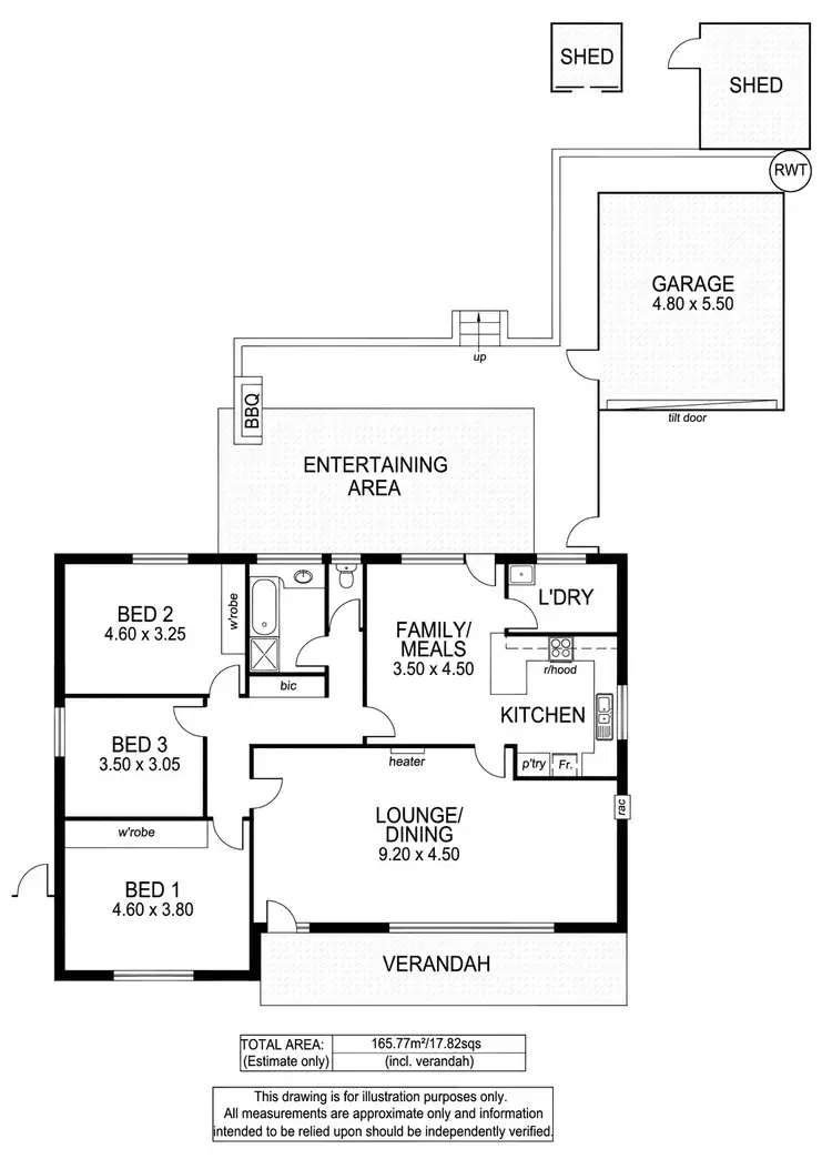 Floorplan of Homely house listing, 6 Roxanne Ave, Aberfoyle Park SA
